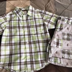 Gymboree boys matching Outfit 