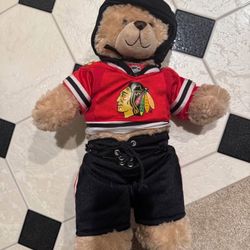 Build-A-Bear Chicago Blackhawks Teddy 