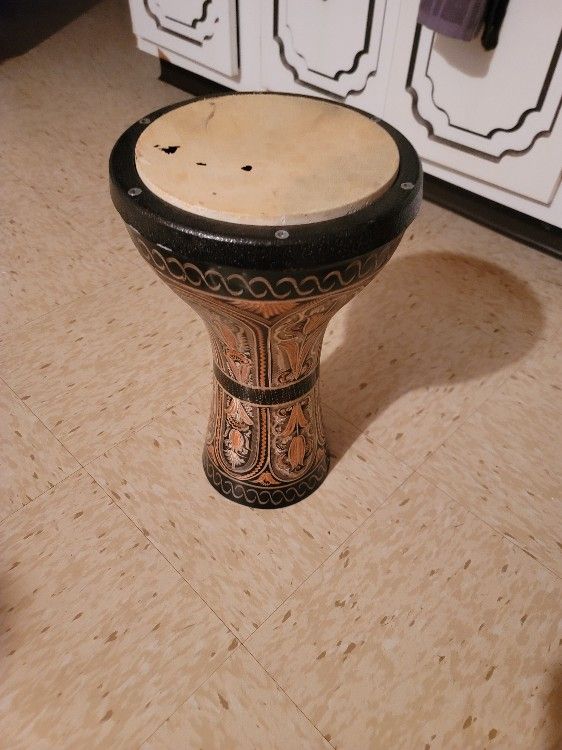 Copper Hand Enfraved Drum