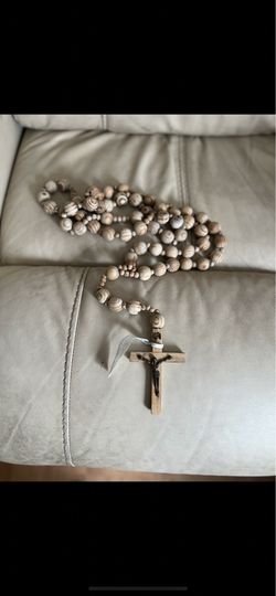 Wood rosary