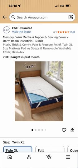 🔥 ONLY $40! 3” Memory Foam Mattress Topper – Twin XL 🛏️❄️ FREE DELIVERY LAS VEGAS 🚚