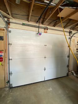Garage doors 8x7 steel back
