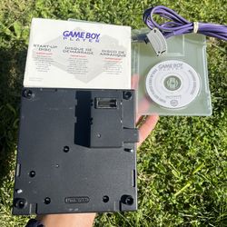 Nintendo GameCube GameBoy Player + Disc + GameBoy Link Cable