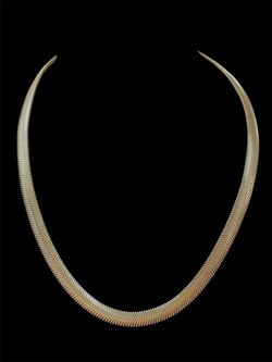16" Silver snake link chain #33512