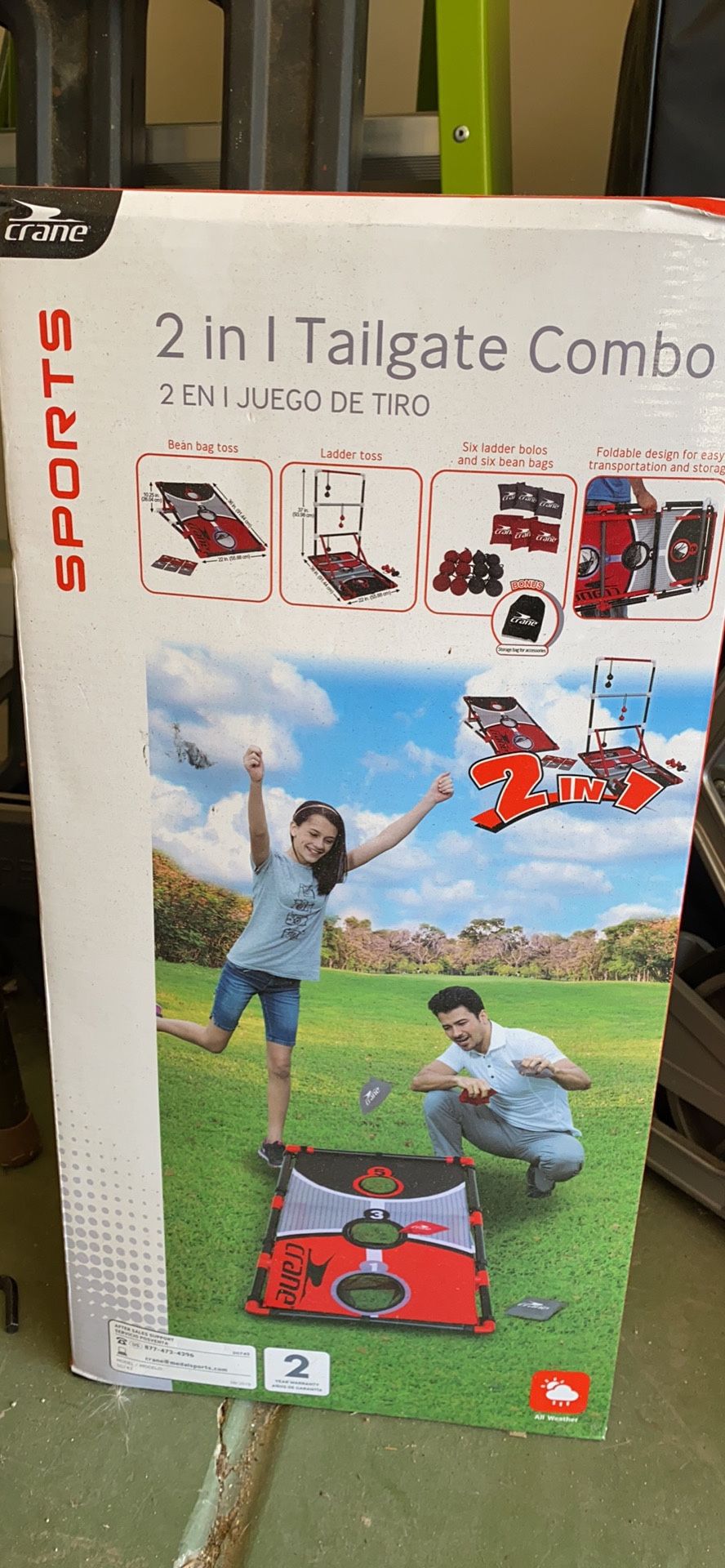 Tailgate combo-bags and ladder toss