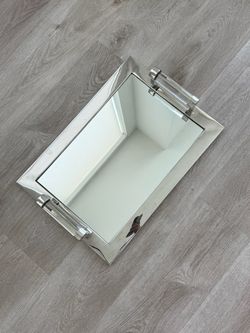 Z Gallerie mirrored vanity tray