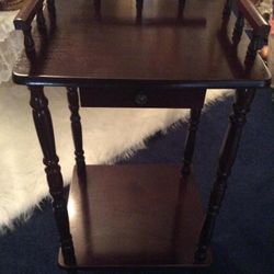  Nice Brown Table -27  Inches  Tall X13 Inches Wide