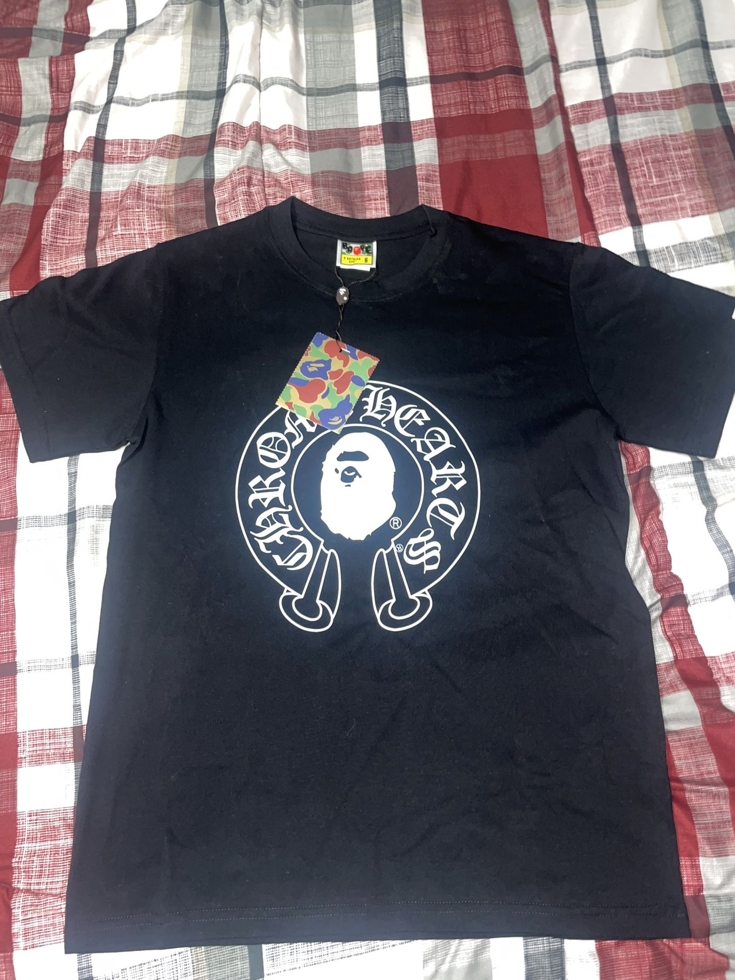 Bape X Chrome hearts Shirt Size Sm