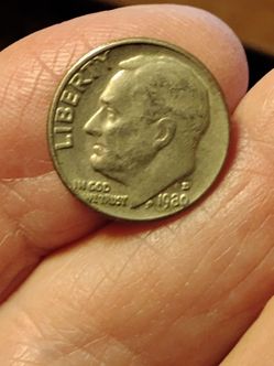 1980 D Roosevelt Dime
