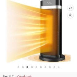 Portable Space Heater and Fan With Remote