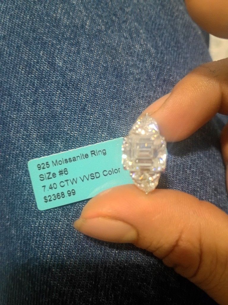 Moissanite Ring Size 6