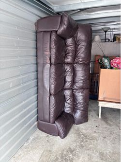 Leather couch
