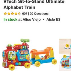 Vtech Sit N Stand Alphabet Train 