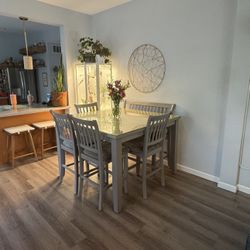 Bar Height Dining Table For 6