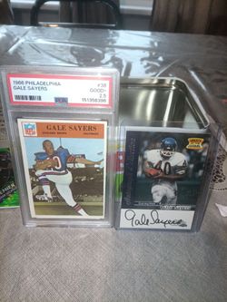 Vintage Football Gale Sayers Rookie card lot