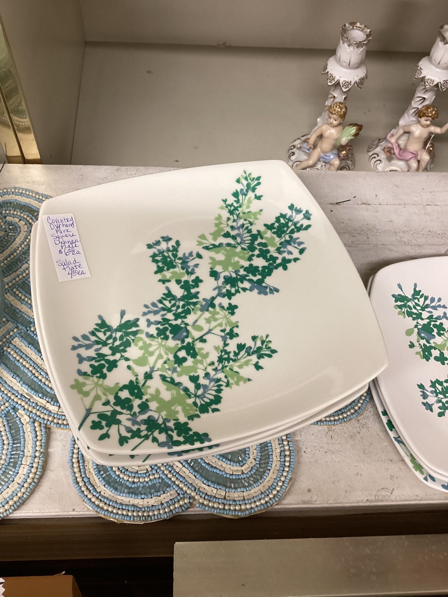 Coventry Durham Park Square Dinner Plates & Salad Plates