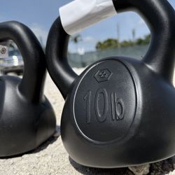 10.lbs X 2 Kettlebells 