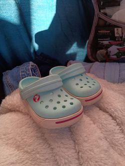 Baby Blue Crocs Size 4.5