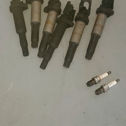Set of Ignition Coils and Spark Plugs