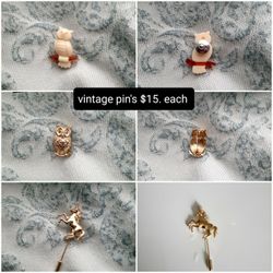 Vintage Pin's $15. Each 