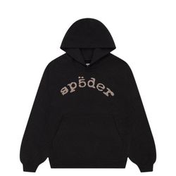 Black Vvs Spider Hoodie 