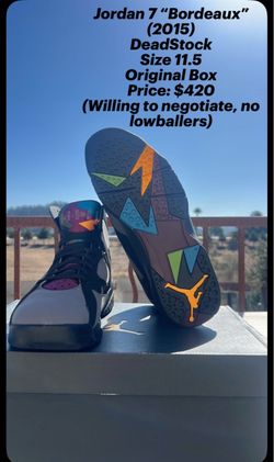 Air Jordan 7 Bordeaux 2015 Size 11.5