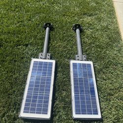 Two Solar Panel Lights 