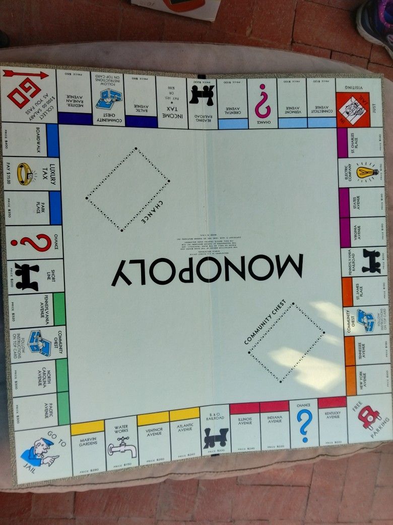 Classic 1961 Monopoly Board Game