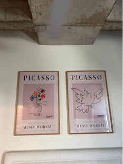 Large Pink Picasso prints
