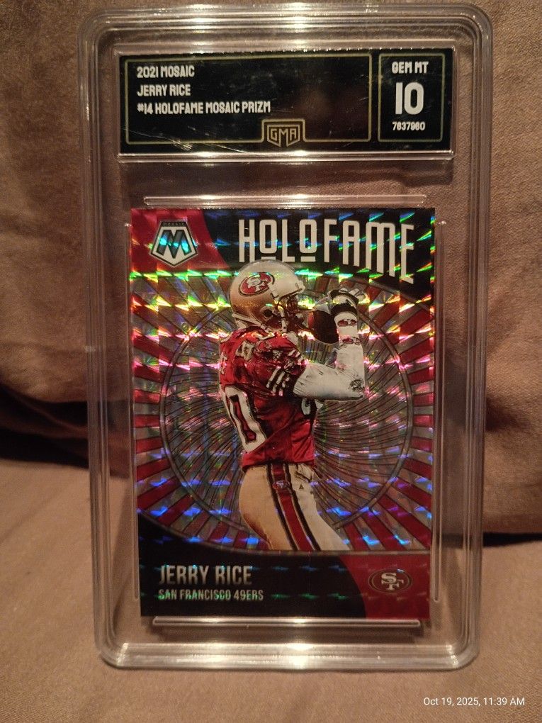 Mint 10 Gem Jerry Rice Card