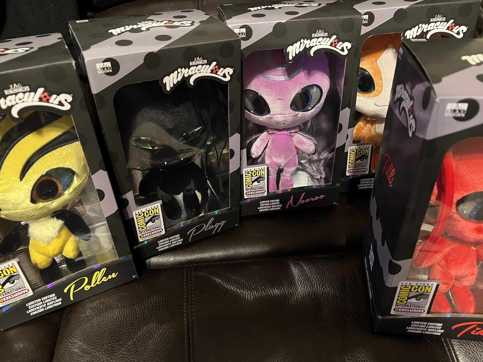 2023 SDCC Exclusive UCC Distribution Miraculous Ladybug 10″ Set of 5
