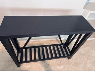 New Black Console Table