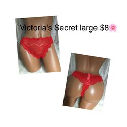 New Panty Victoria Secret Size Large ❤️❤️❤️firm Price