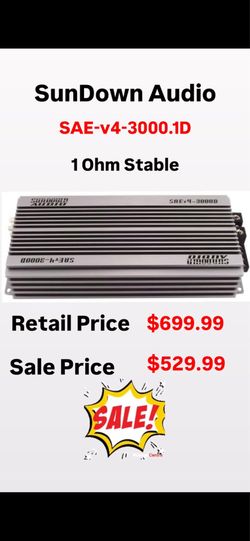Sundown Sae-3000.1D Amp On Sale