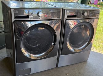 Kenmore Elite Front-Load Washer and Dryer Set
