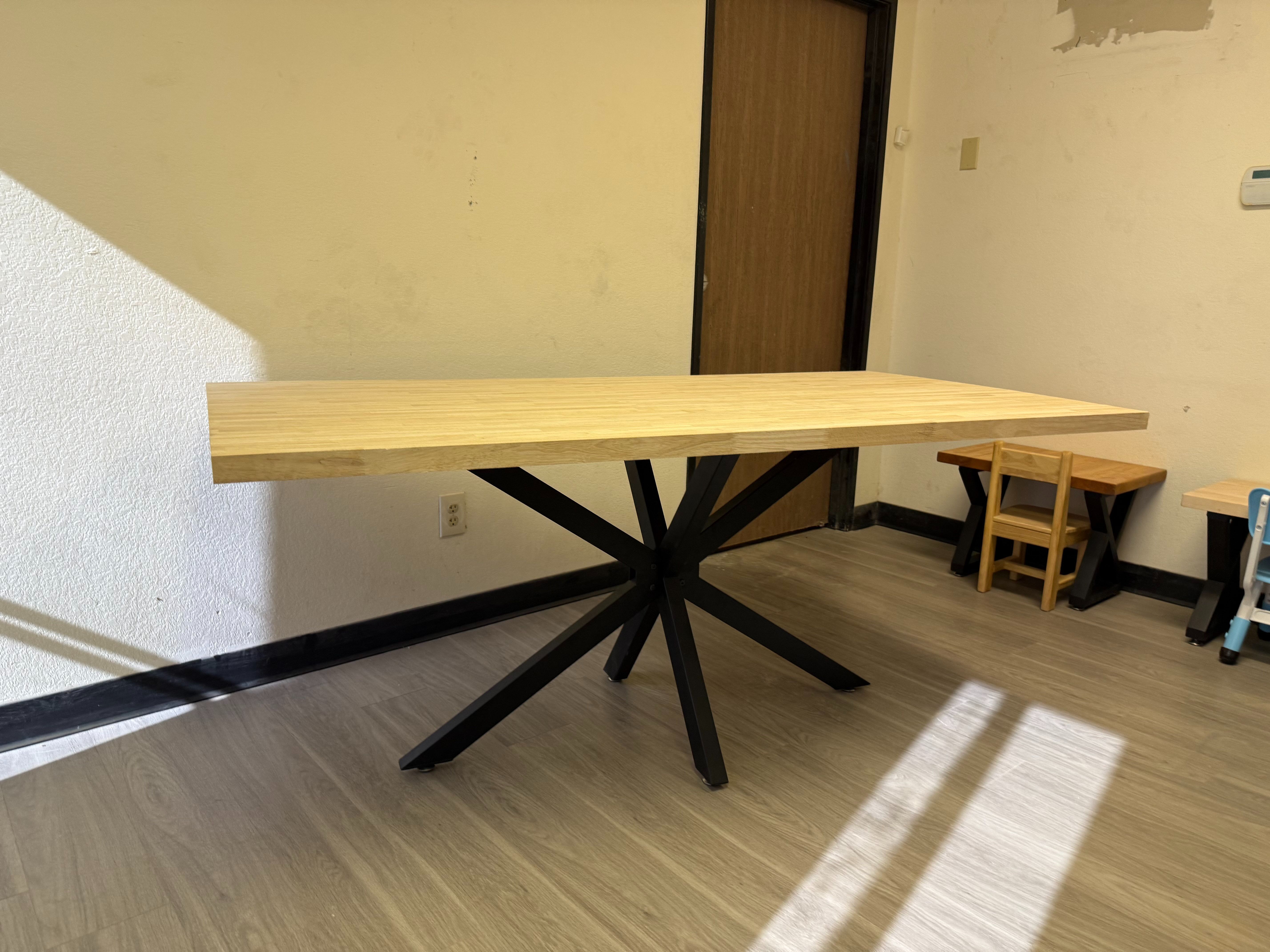 Butcherblock dining table!