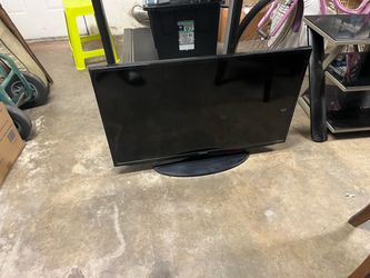 Samsung Flat-Screen TV with Stand – $100