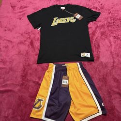 Los Angeles lakers short set