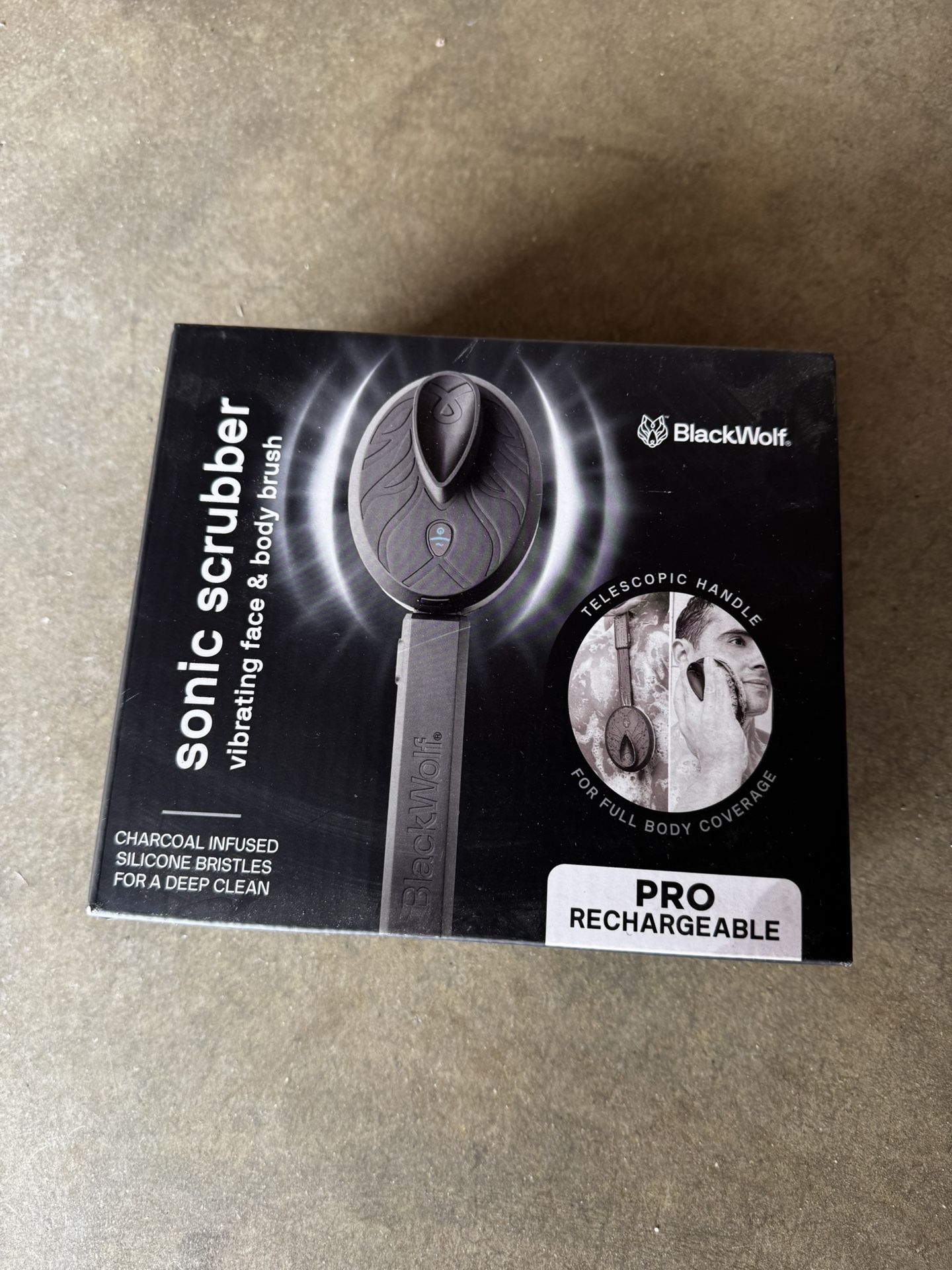 BlackWolf rechargeable sonic scrubber