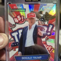 Trump Rookie Card 