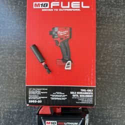 M18 FUEL 18V Lithium-Ion Brushless Cordless 1/4 in. Hex Impact Driver with 5.0 Battery/Bit Holder