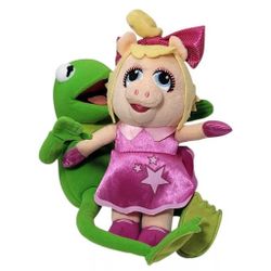 The Muppets Kermit The Frog & Miss Piggy Plushies Collectible Stuffed Animals
