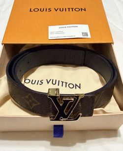 Louis Vuitton LV Initiales 30mm Reversible Belt M0565 Size 95/38 New W/ Receipt