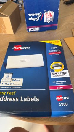 Avery 5960 Easy Peel Address Labels