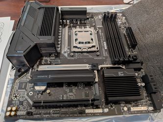 AMD CPU and motherboard