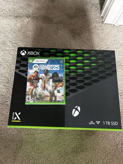 BRAND NEW XBOX Series X + NCAA 25, both sealed and never opened