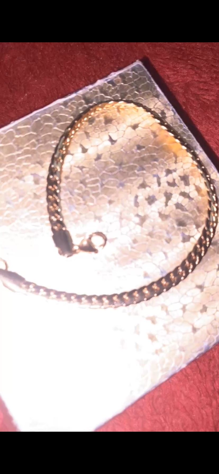 gold plated bracelet