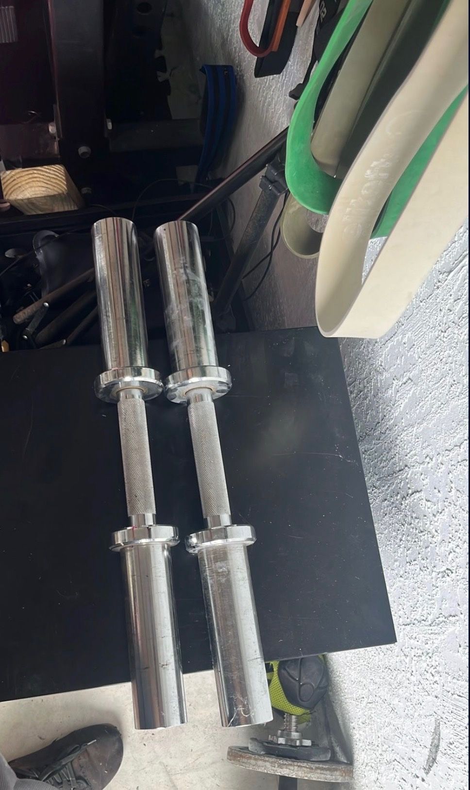 Titan Fitness Dumbbell Handles (Pair) β Heavy-Duty Chrome πͺ