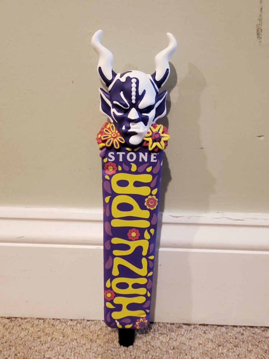 STONE BREWING HAZY IPA TAP HANDLE