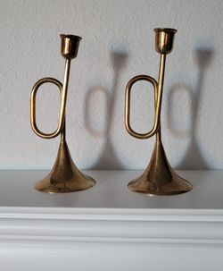 Trumpet Shape Candle Holders